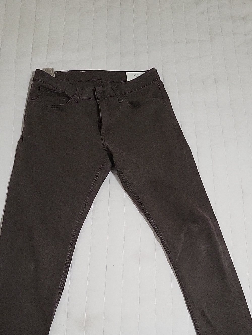 rag & bone Slim Jeans - Dark Brown
